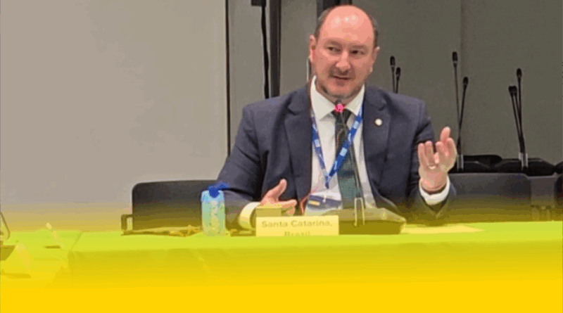 Sucesso: em Basco na Espanha, Mauro De Nadal (MDB) representou Santa Catarina e o Brasil…